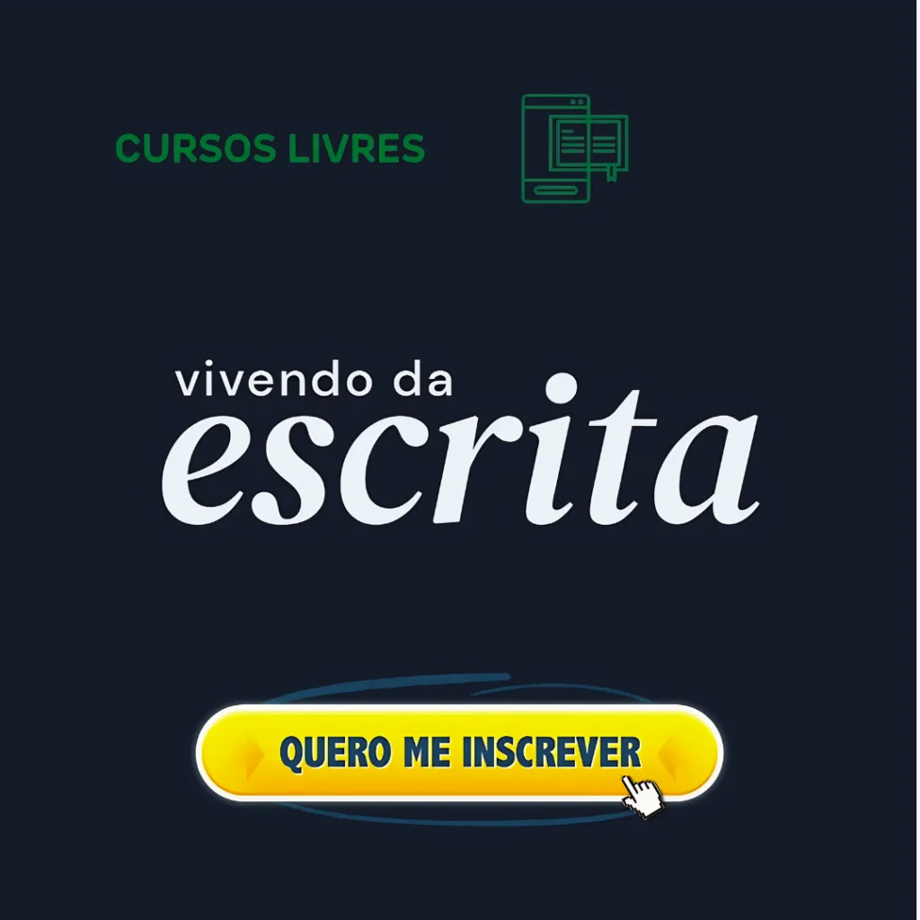 E-book Vivendo da Escrita Criativa para autores iniciantes.