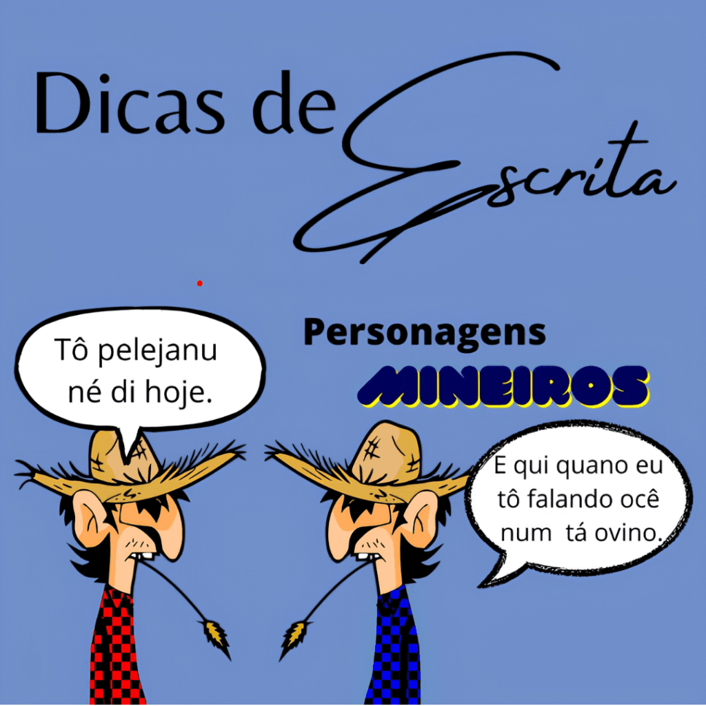 imagem de dois homens conversando em linguagem cotidiana.
