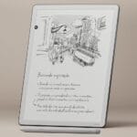 A imagem apresenta o Amazon Kindle Scribe 32GB.